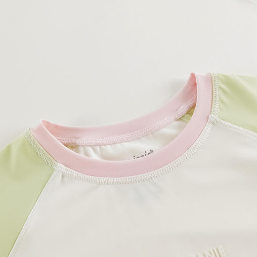 马克珍妮女童高弹凉感防晒运动T恤 儿童上衣2025年春夏新款550315 商品图3