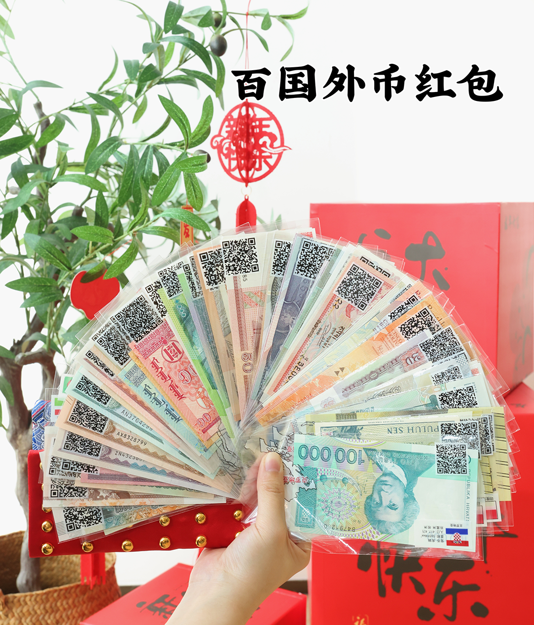 💰2025蕞有意义的压岁钱年礼❗❗【创意外国纪念币红包】来自118个国家的新年祝福🏮