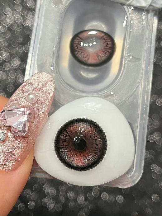 huohuocon 半年抛 黑绒蝶翼  直径14.5mm着色13.9mm 商品图4