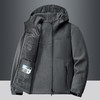 冬季新款男士夹克外套 防风摇粒绒连帽休闲软壳冲锋衣风衣 商品缩略图1