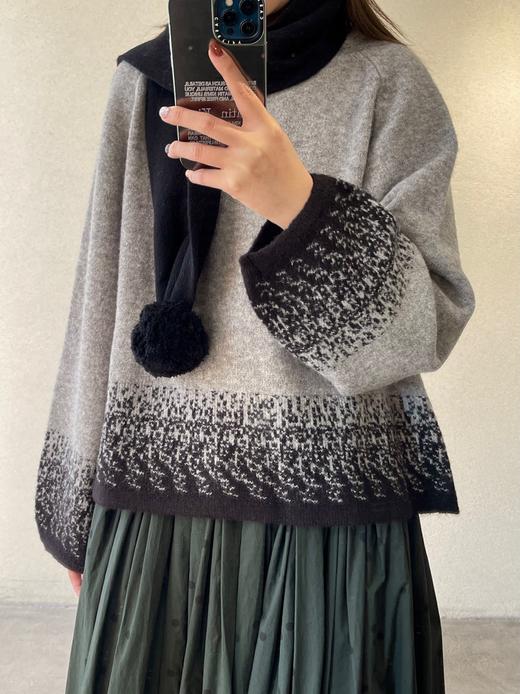 （g）提花针织毛衣 商品图4