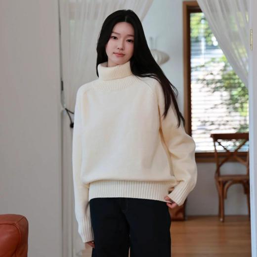 【SUSX】高领纯色羊毛针织衫B018825（下单3-7天发货） 商品图4