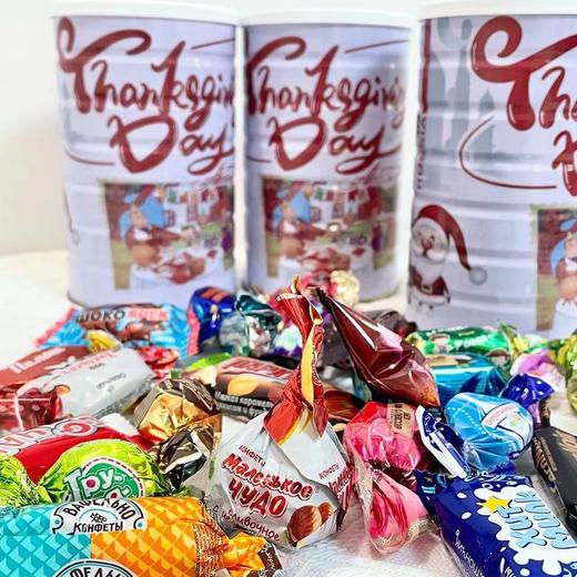 疯抢中！！【下单即送手提礼盒】【俄罗斯原装进口】巧克力夹心系列混装糖果 多种口味年货礼盒500g*2袋 商品图11