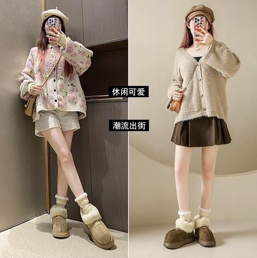 【HF】无忧购“清仓福利”冬季加绒加厚防滑厚底卡皮巴拉雪地靴286-2（截单后3-5天发货) 商品图2