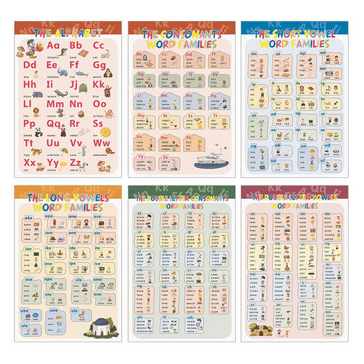 efl phonics 自然拼读挂图 卡片 绘本 商品图2