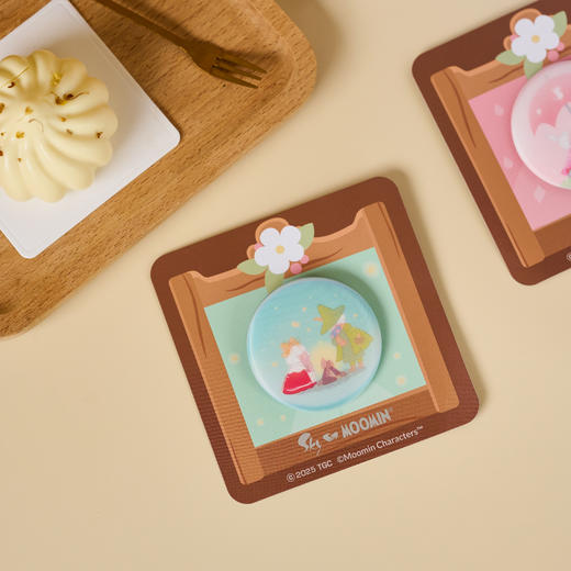 Sky x Moomin 光栅纽扣徽章 - 友谊 I 商品图1