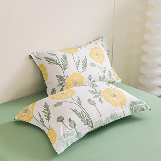 多喜爱 新疆棉斜纹四件套虞梦  精美印花 柔软舒适 细腻亲肤 耐洗耐用 不易起球40S全棉纯棉100床单被套被罩花卉套件 商品图5