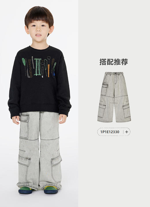 jnby   25年春款  套头卫衣   1P2411590 商品图5