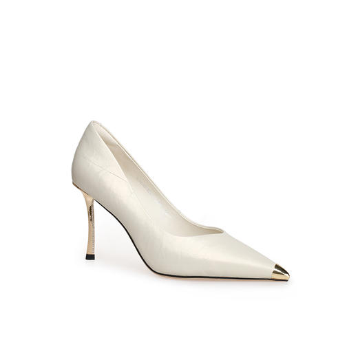 豪麟名鞋迪嘉女鞋皮鞋牛皮革DJHJA51WP011白色 商品图0