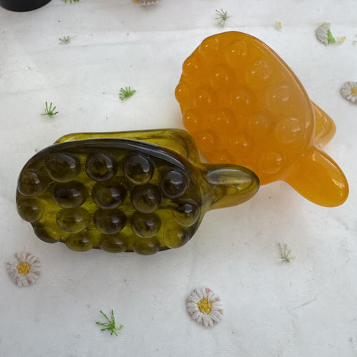 树脂拨筋刮痧板-T19海龟按摩刷(黄色) 商品图2