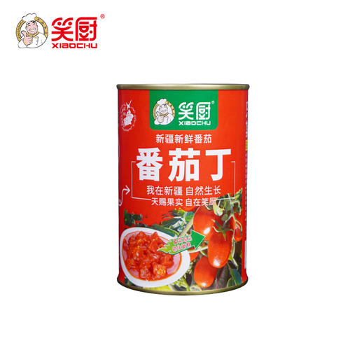 2025笑厨新疆无添加新鲜番茄丁 400g/罐 商品图5