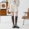 谜底短裤女士2025春新品通勤百搭时髦都市感休闲直筒裤251MK0057 商品缩略图0