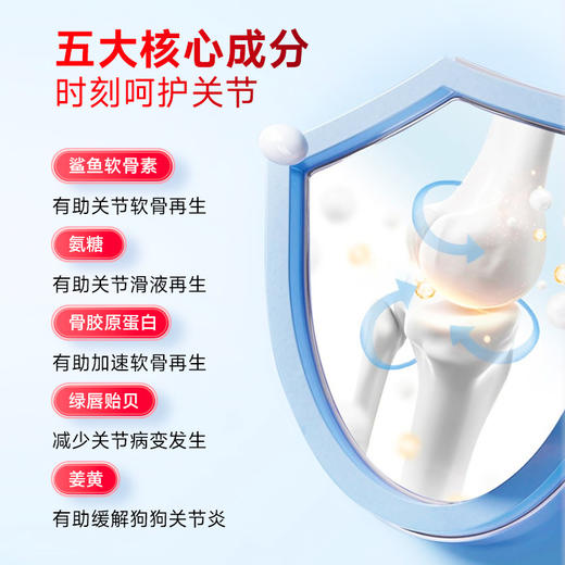 【第二件半价 买2件送高钙片1瓶】谷登鲨鱼软骨素软锭450g 商品图1