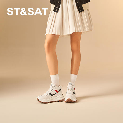 星期六舒适保暖加绒厚底高帮鞋SSC4118486 商品图4