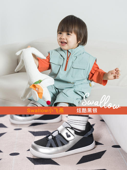 TY 【婴童赤足学步鞋】小蓝羊童鞋2025春季新款婴儿防滑软底透气网鞋宝宝儿童学步鞋-小飞燕 商品图6