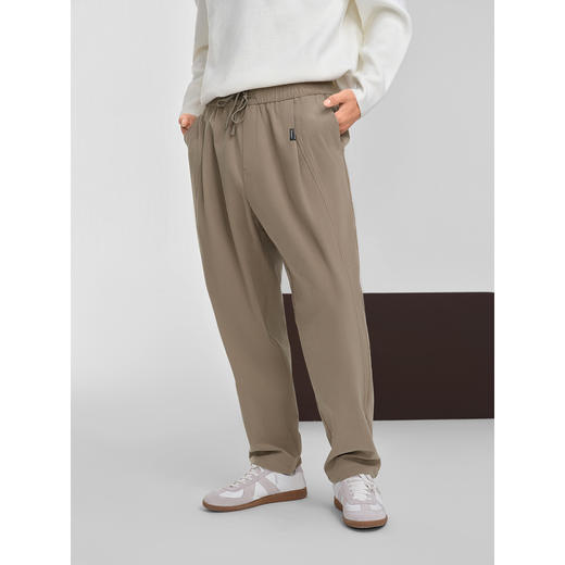 GXG男装 弹力粗条灯芯绒长裤宽松锥形休闲裤男士裤 
 秋季热卖 商品图4