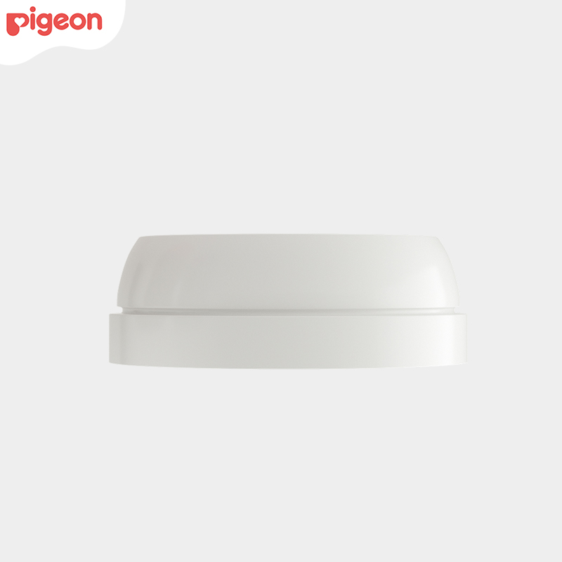 【官方自营】PIGEON/贝亲自然实感Ⅲ宽口径奶瓶帽-奶昔白