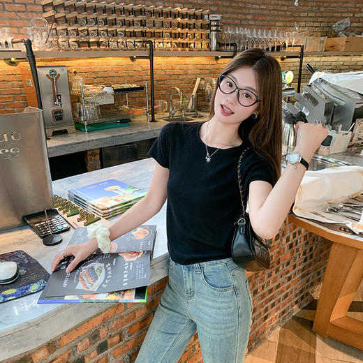 <曾小咸推荐>现货秒杀！最后一波 ！抢到赚到！6色针织圆领T恤 日常119.99 立减60 秒杀59.99！ 商品图11