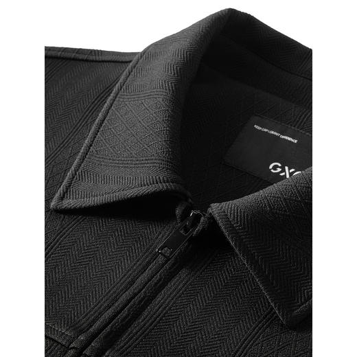 GXG男装  暗纹提花夹克男休闲外套 24年秋热卖G24X213061 商品图2