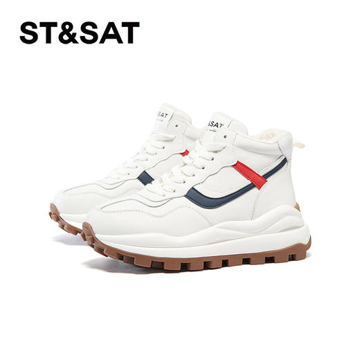 星期六舒适保暖加绒厚底高帮鞋SSC4118486 商品图6