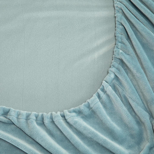 多喜爱美眠康牛奶绒床笠单件（灰/蓝） 商品图8