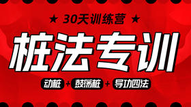【桩法专训】课程＋30天训练营