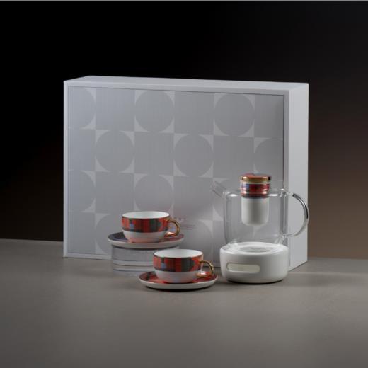 艾莫斯花茶壶套装 RESONG日诵家居 礼品加热茶壶茶杯 商品图4