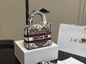 D012133现代休闲且优雅刺绣宽肩带刺绣戴妃包