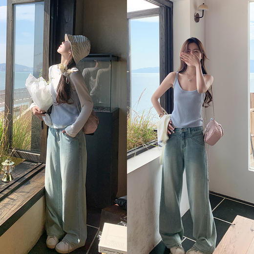 <曾小咸推荐>4.9现货秒杀 ！微信超特价！撞色叠穿两件套 日常 129.99 立减80 秒杀49.99！！ 商品图2