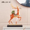 【样品特惠5折，仅1件，无货退款】罗比罗丹一路发财大号摆件珐琅彩工艺鹿摆件玄关家居饰品摆件（一路发财）大 商品缩略图1