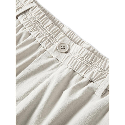 GXG男装 浅卡其工装伞兵裤透气休闲裤 24年秋G24X023057 商品图2