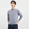 【含桑蚕丝】罗蒙男士春秋polo衫男长袖t恤男舒适男士polo衫 商品缩略图5