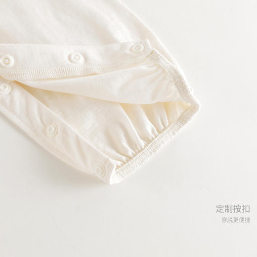 马克珍妮女童爱心刺绣领纯棉A类连体衣2025年春装新款250227 商品图4