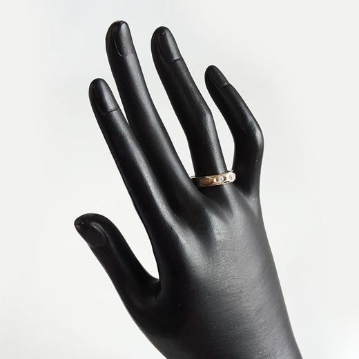 【天然正品】I DO AU750双色金时尚设计款0.078克拉钻石戒指 261224NJS17 商品图8