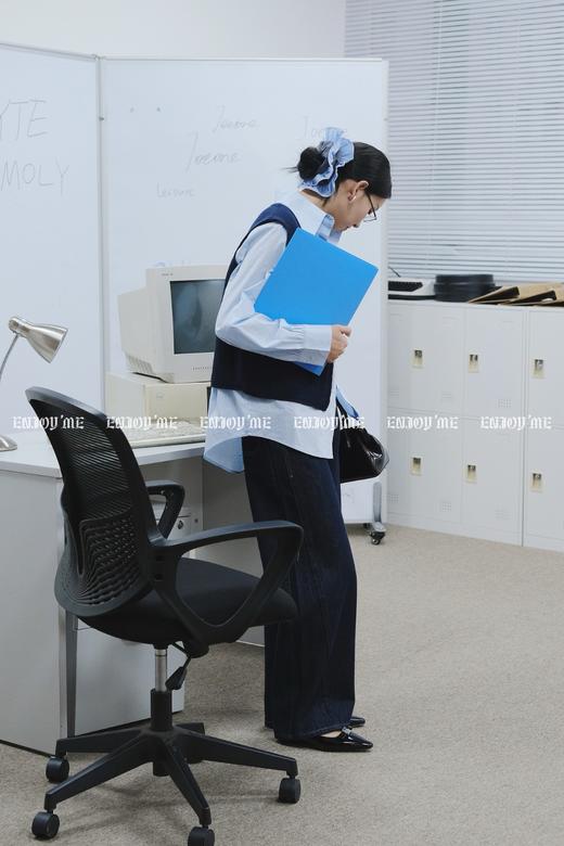 【门店同款】ENJOY春季“盐貌似糖”针织马夹两件套 160899449 商品图7