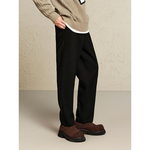 GXG男装 宽松锥形休闲裤通勤商务西裤男士保暖长裤 
 冬季热卖 商品图3