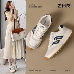 ZHR则则厚底增高阿甘鞋女春季新款超软耐磨轻便透气运动休闲鞋女