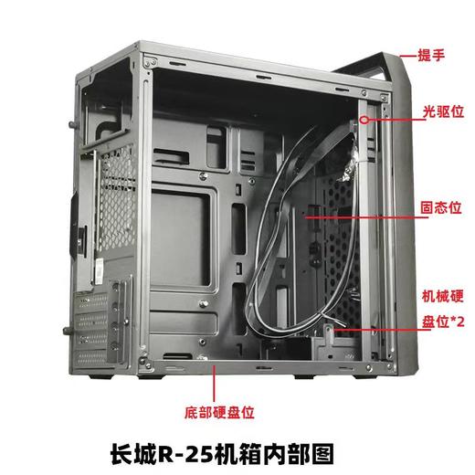 【JY】长城 商祺R25商务电脑机箱 小型机箱 商品图1