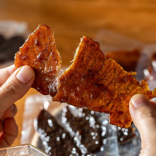 潮汕原切牛肉脯/猪肉脯|原片厚切，口口回香，嚼劲十足！ 商品图0