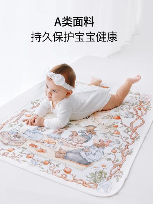 会员专享 |【云优选】BUBBLETREE泡泡树隔尿垫婴儿防水可水洗四季款宝宝儿童透气姨妈床垫 商品图2