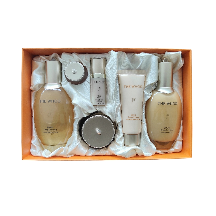 后拱辰享紧塑系列礼盒6件套（水150ml+乳液110ml+面霜30ml+眼霜4ml+精华液10ml+洁面40ml新款344ml)