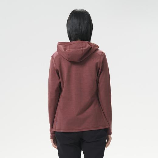 北极狐 女士G1000抓绒衣 2025徒步连帽衫 户外运动保暖外套86990 商品图2