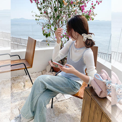 <曾小咸推荐>4.9现货秒杀 ！微信超特价！撞色叠穿两件套 日常 129.99 立减80 秒杀49.99！！ 商品图3