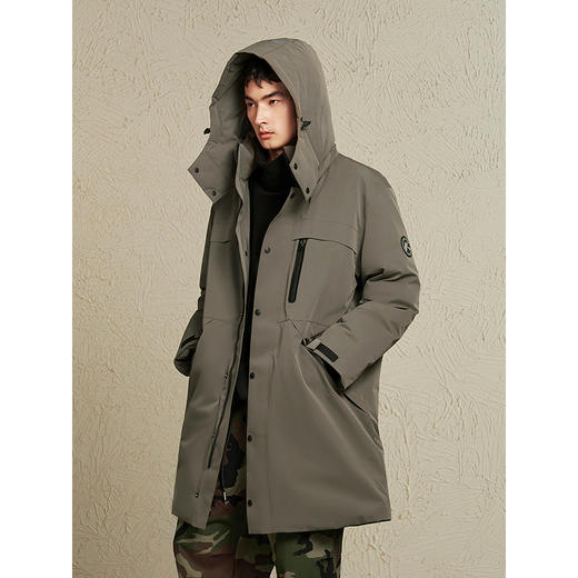 【三防/蓄热】GXG男装户外工装长款羽绒服男保暖通勤外套  冬热卖 商品图2