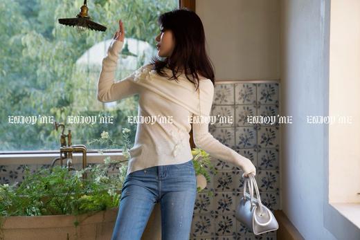 【门店同款】ENJOY春季“绮梦繁花”一字肩针织 160705739 商品图9