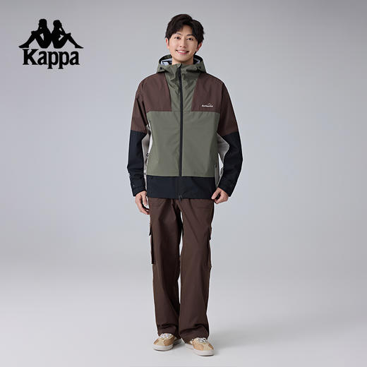 Kappa卡帕背靠背2025新款运动防风衣男款户外防泼水夹克外套上衣K0F12FJ73 商品图4