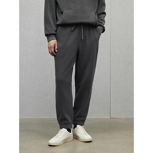 GXG男装 微肌理束脚运动裤通勤卫裤男士宽松休闲裤 
 冬季热卖 商品图4