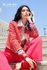 裘堤婼JETEZO红色交织香风优雅外套BE10452D1 商品缩略图4