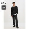 GXG男装 多色假两件简约基础圆领长袖T恤男内搭  秋季热卖 商品缩略图1