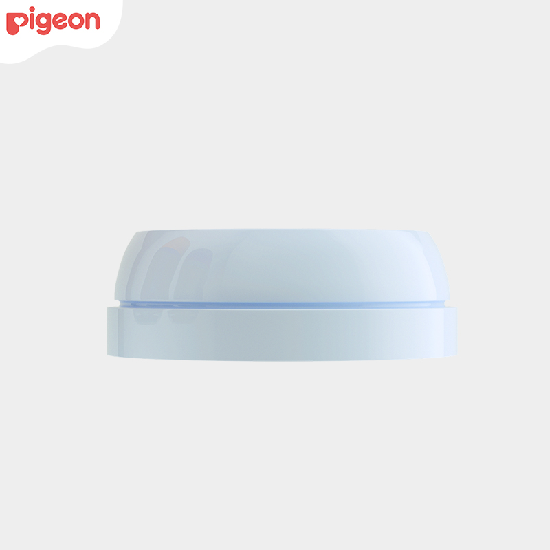 【官方自营】PIGEON/贝亲自然实感Ⅲ宽口径奶瓶帽-天使蓝